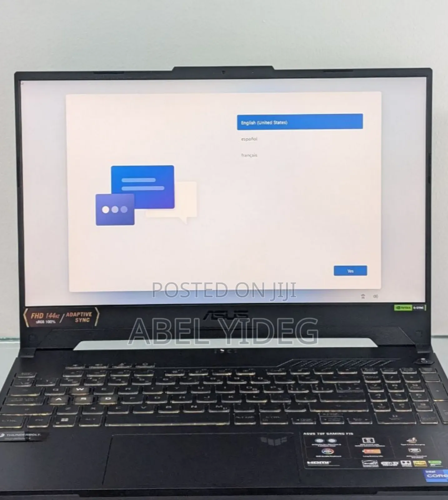 New Laptop Asus TUF Dash F15 16GB Intel Core I7 SSD 1T