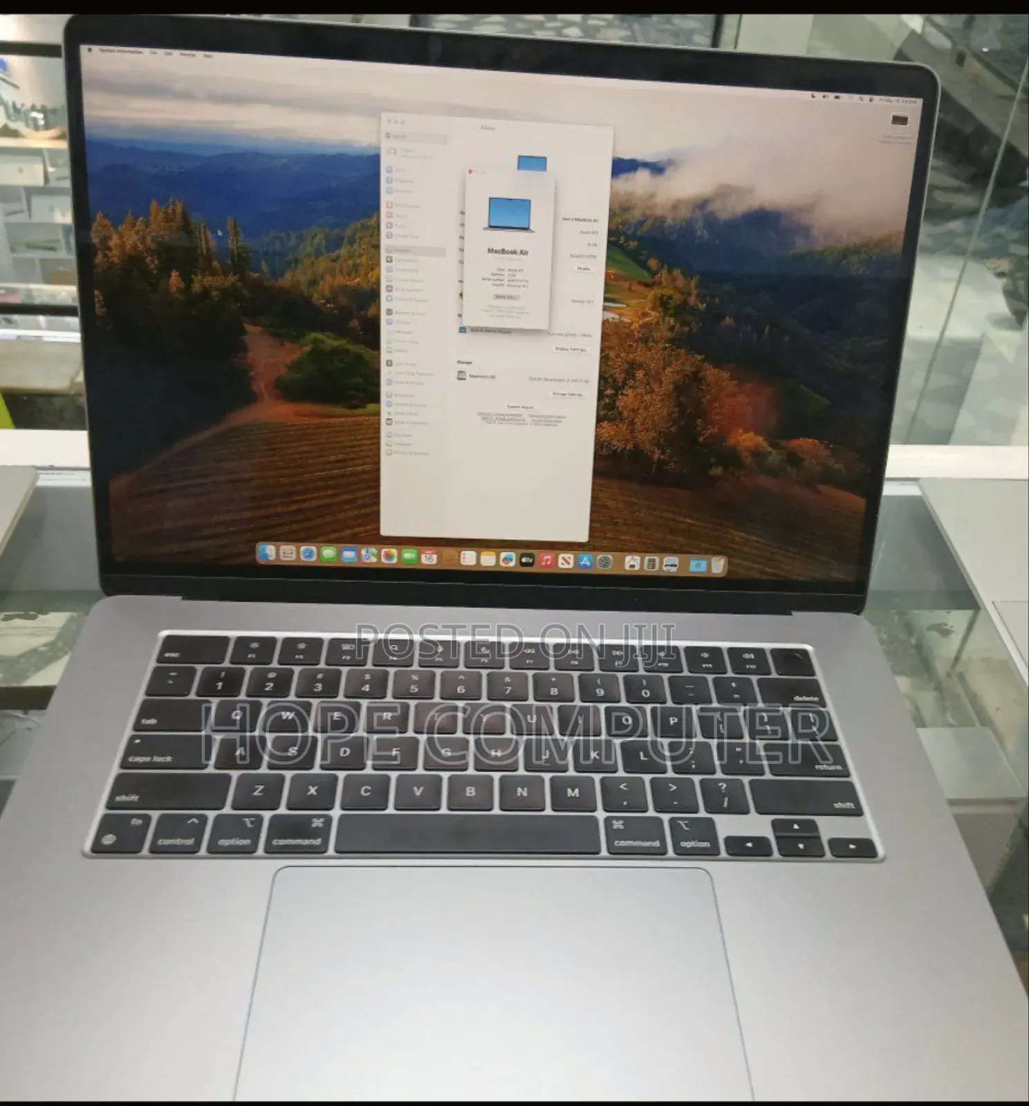 New Laptop Apple MacBook Air 2024 M3 15-Inch 8GB Apple M3 SSD 256GB