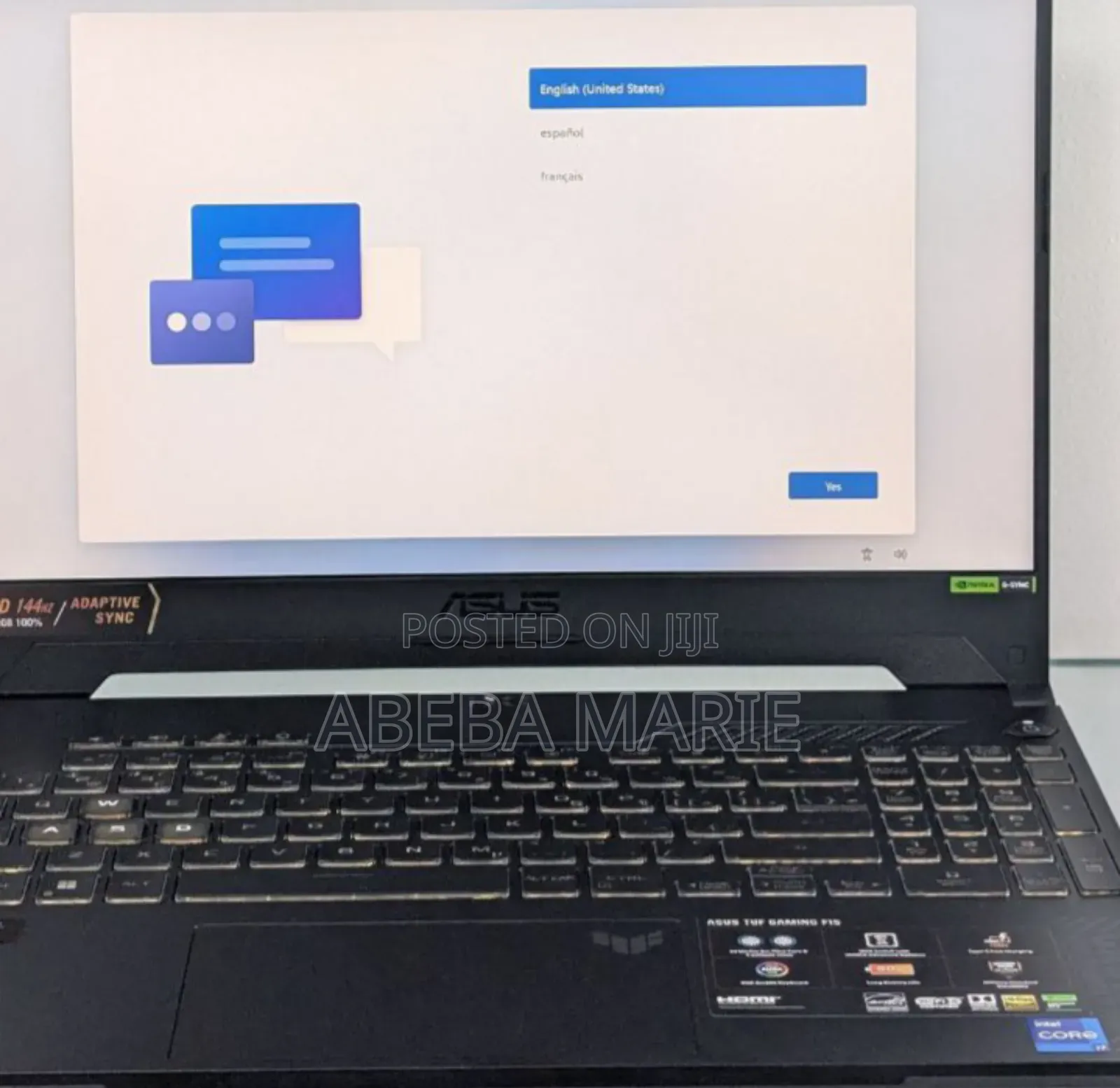 New Laptop Asus TUF Gaming A15 16GB Intel Core I7 SSD 1T