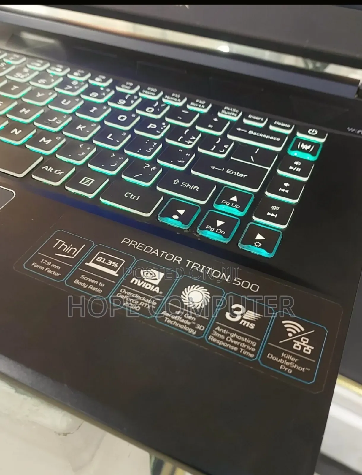 New Laptop Acer Predator Helios 300 16GB Intel Core I7 SSD 1T