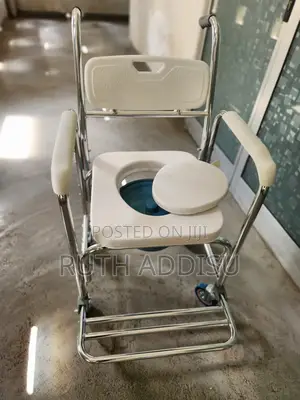 Commode Mini Wheel Chair Very Strong Good Cushion and Strong