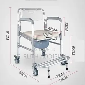 Commode Chair7 With Wheel Very Strong Stainles Addis Ababa