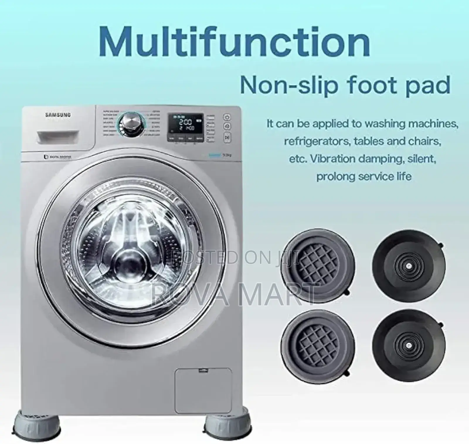 Washing Machine Anti-Vibration Feet Pads