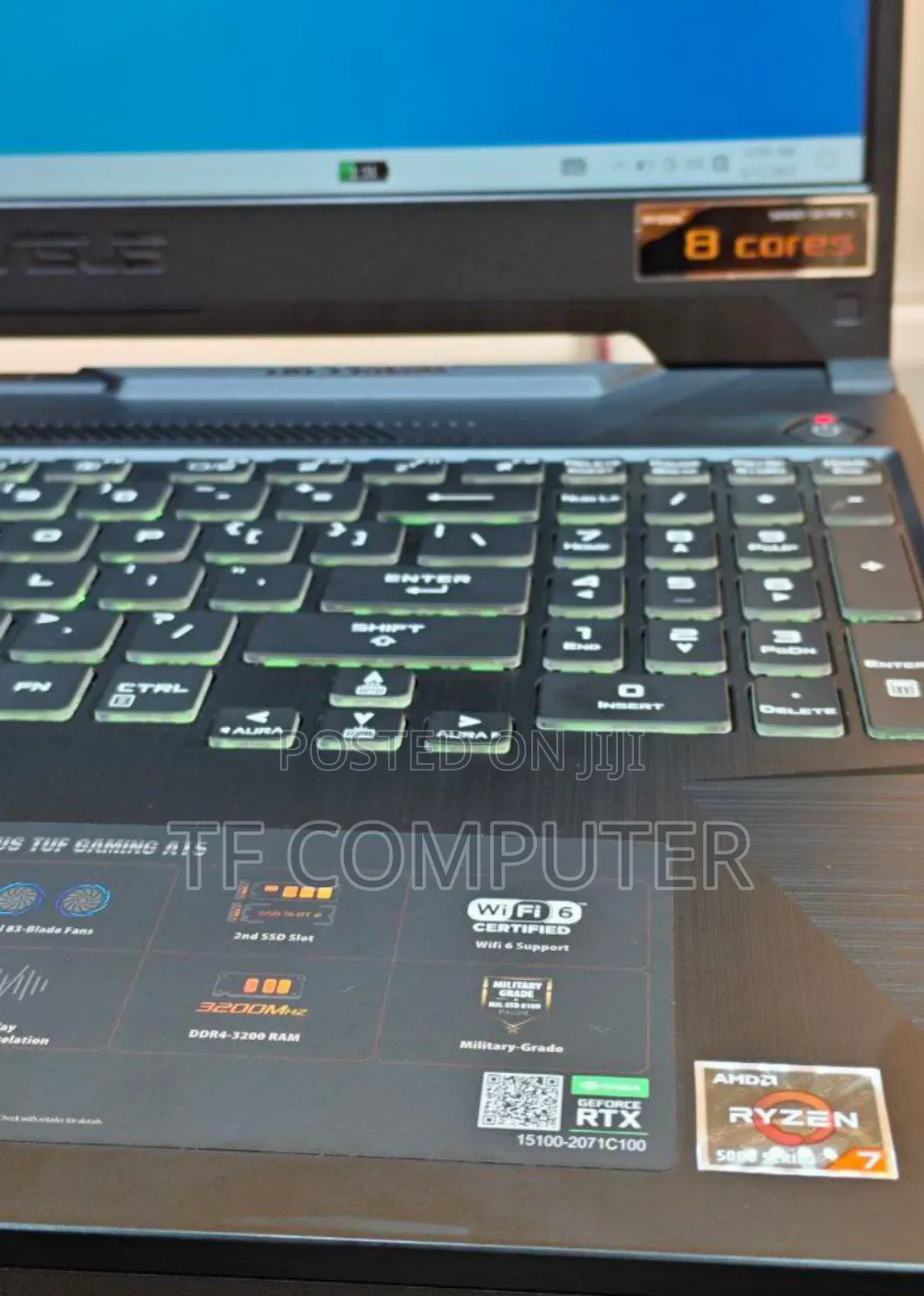 New Laptop Asus TUF Gaming A15 16GB AMD Ryzen 7 SSD 512GB