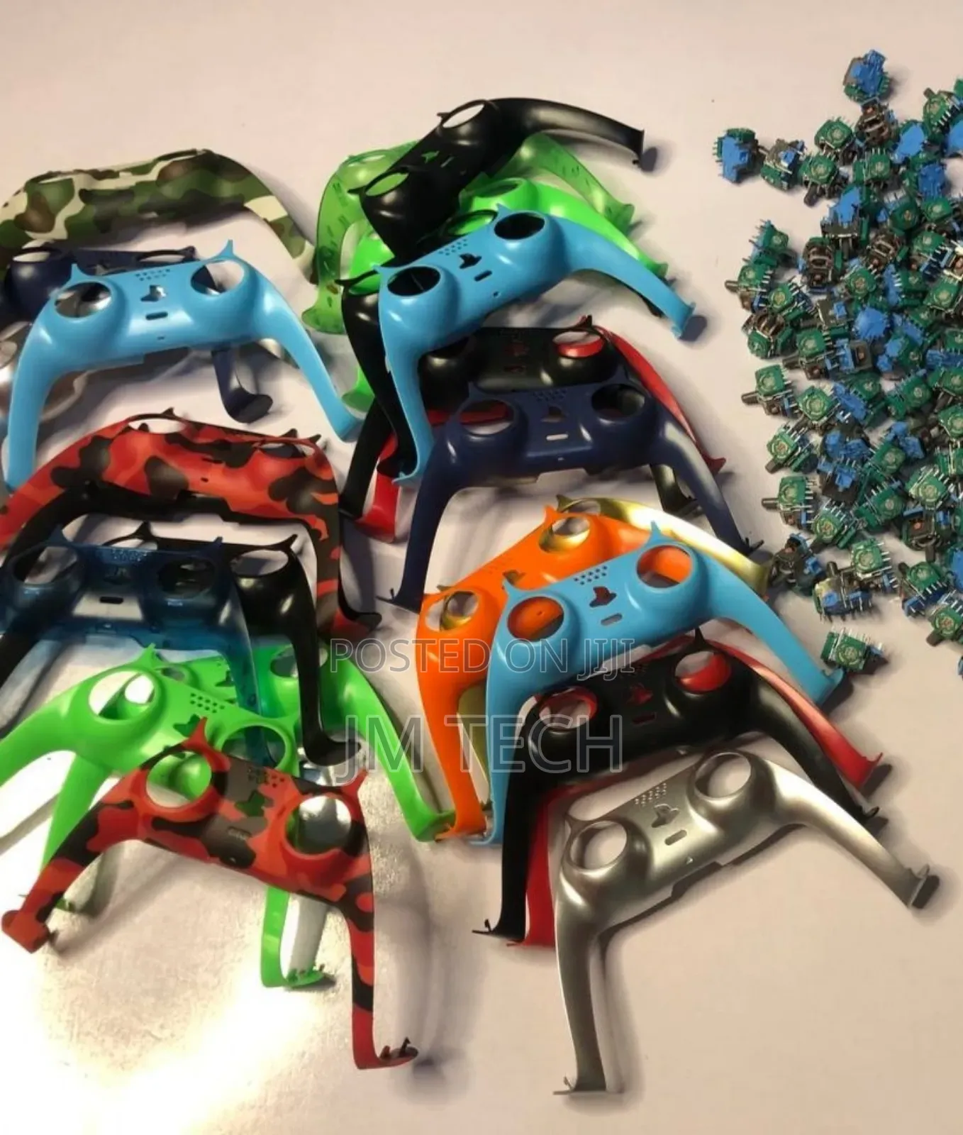 Playstation Joystick ከቨር በተለያዩ ከለር አማራጭ