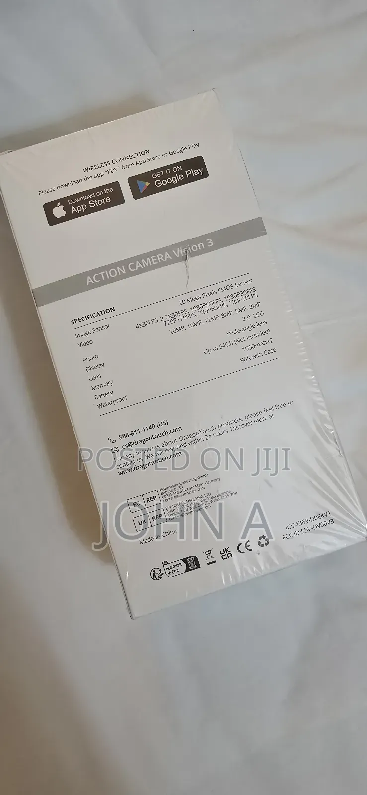 Dragon Touch Vision 3 Action Camera