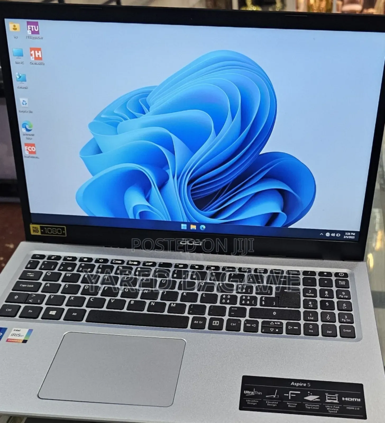 New Laptop Acer Aspire 5 16GB Intel Core I7 SSD 256GB