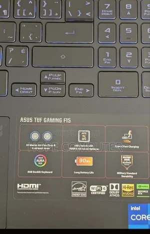 New Laptop Asus TUF Gaming A15 16GB Intel Core I7 SSD 1T