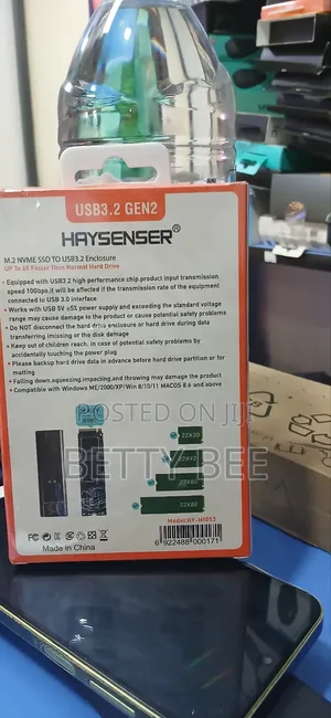 Enclosure Haysenser M.2 Nvme Ssd To Usb 3.2 Enclosure