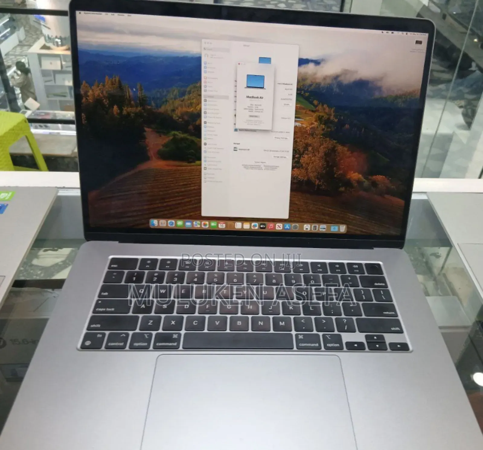 New Laptop Apple MacBook Air 2024 M3 15-Inch 8GB Apple M3 SSD 256GB