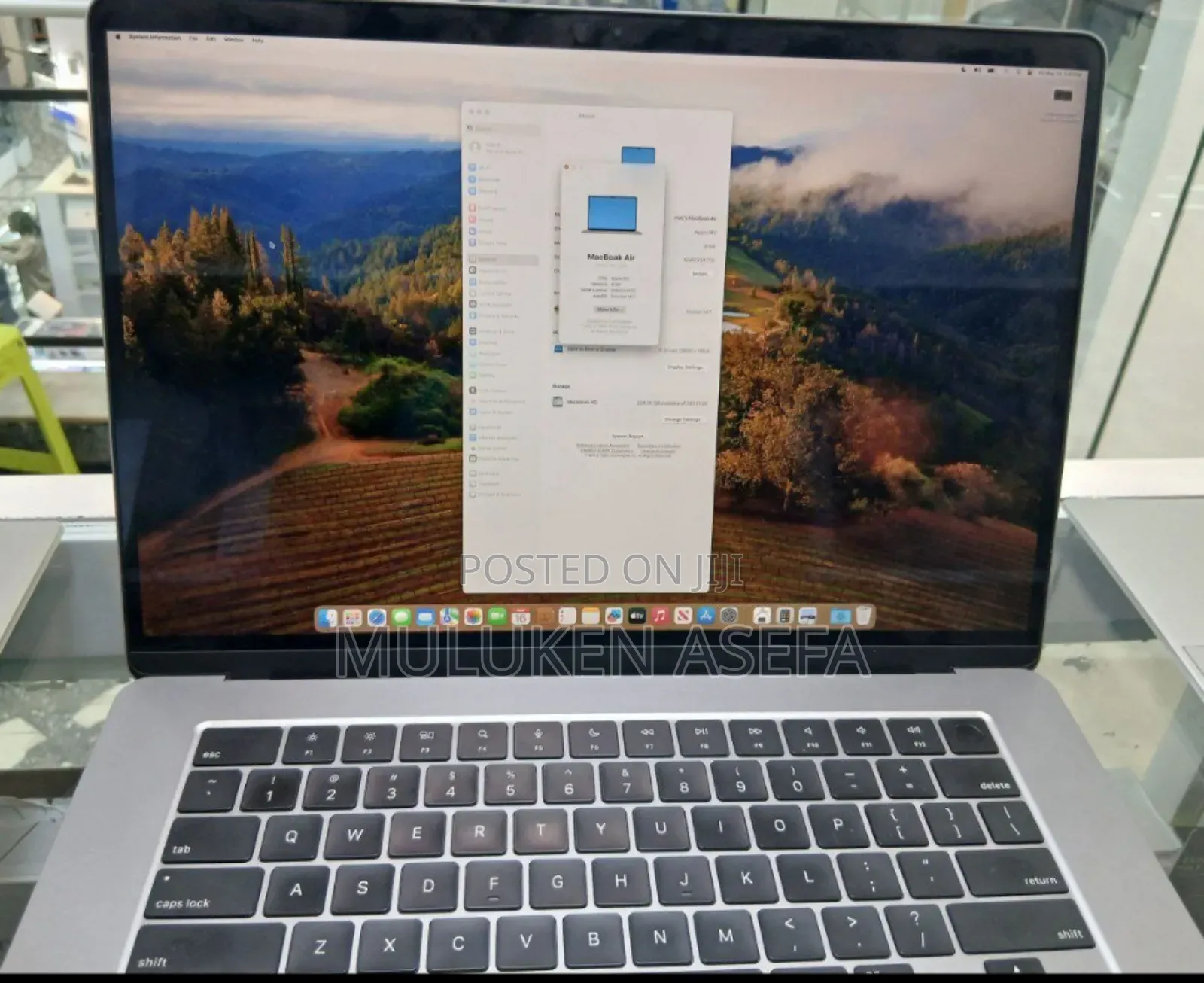 New Laptop Apple MacBook Air 2024 M3 15-Inch 8GB Apple M3 SSD 256GB