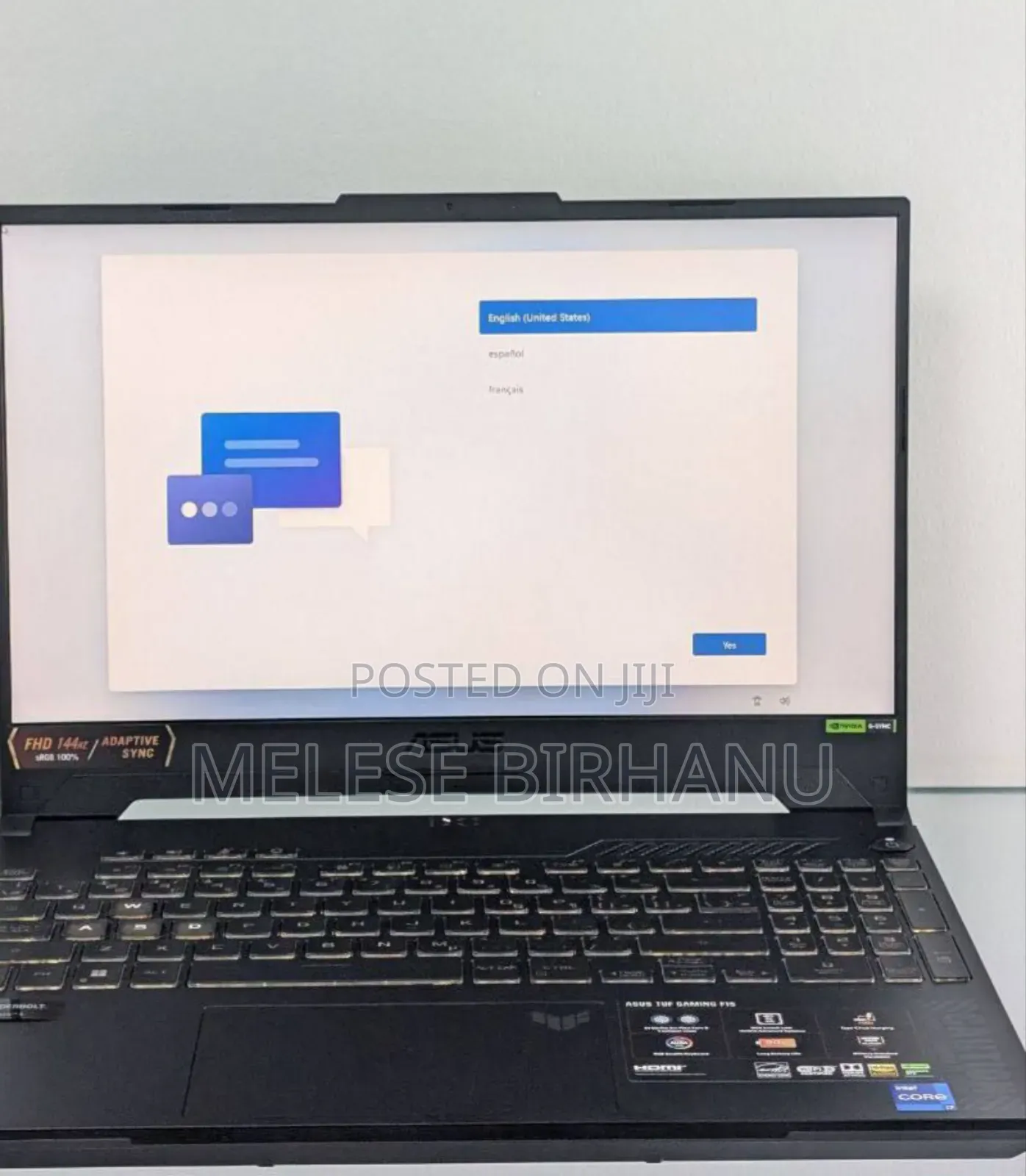 New Laptop Asus TUF Dash F15 16GB Intel Core I7 SSD 1T