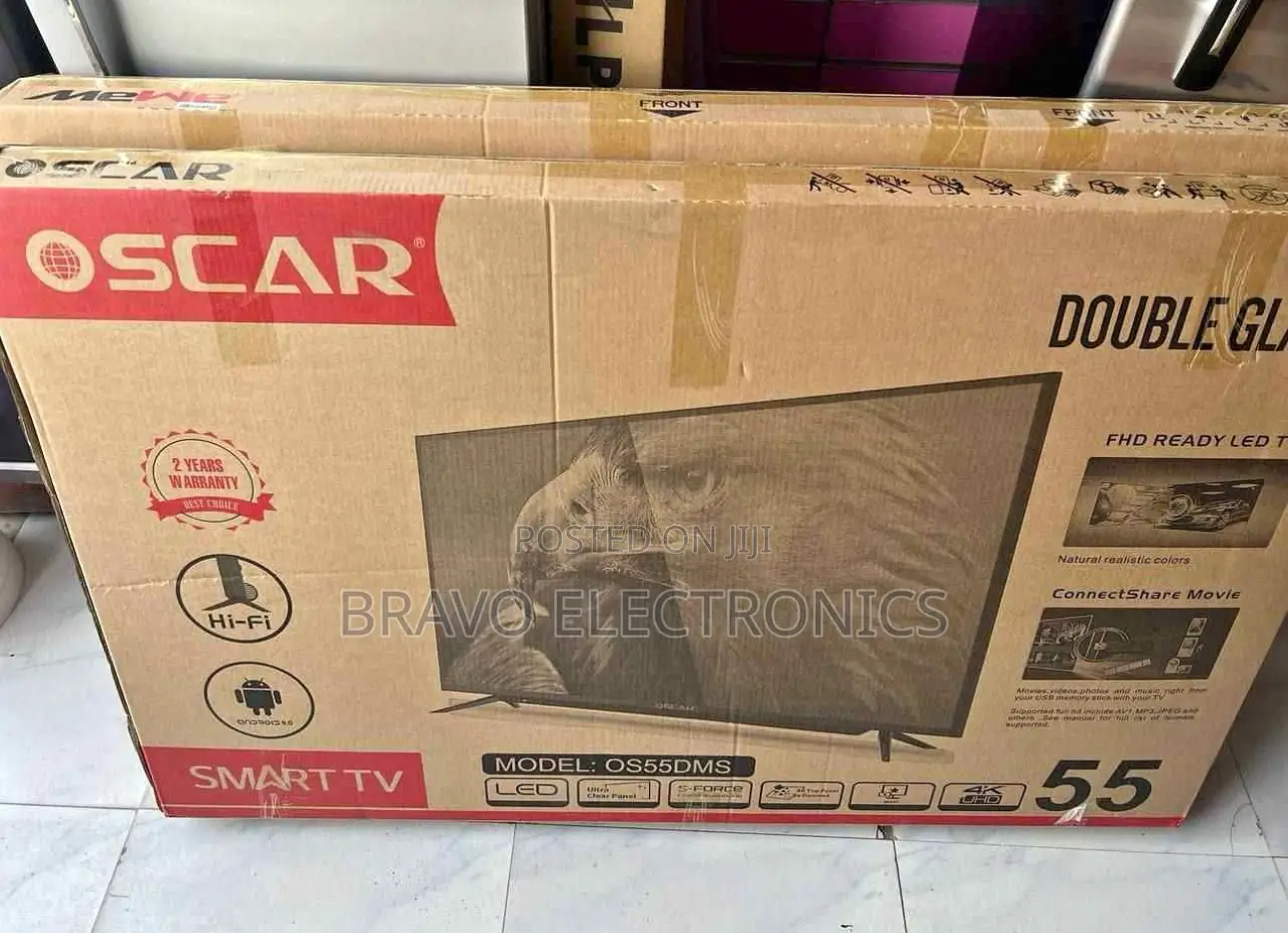 Oscar 55" Smart Tv | Ultra Hd | 2025 Stunning Display