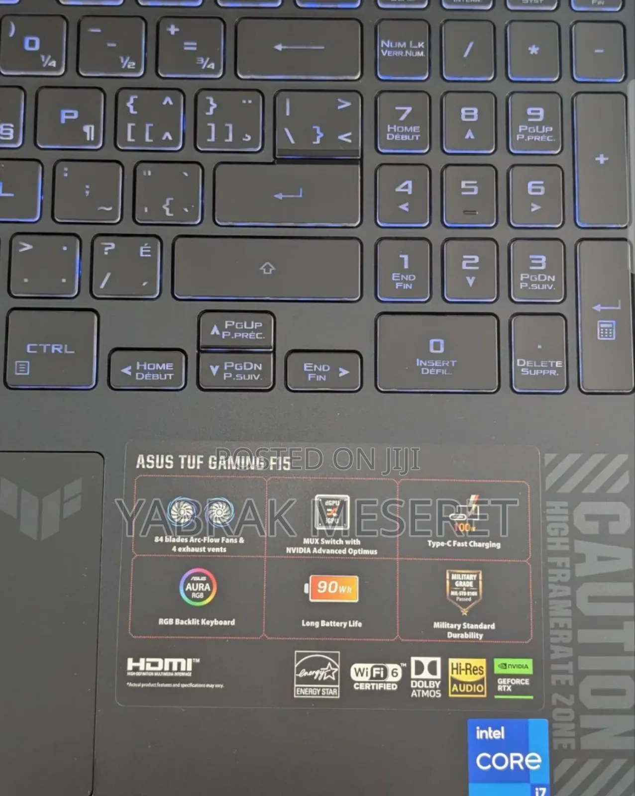 New Laptop Asus TUF Dash F15 16GB Intel Core I7 SSD 1T