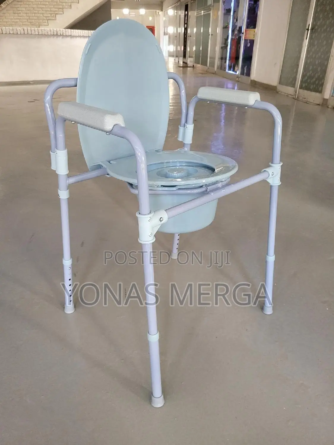 Commode Chair/3 in-1 Usage-Bedside Commode,Toilet Seat Riser
