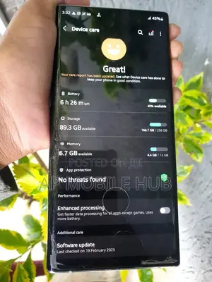 Samsung Galaxy Note 10 Plus 5G 256 GB Silver