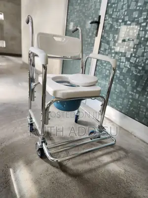 Photo - Wheelchair Brand New Almunium Best Quality Medical Toilet