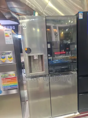 Photo - Lg Refrigerator Uv Nano Knock Twice, See Inside; Side by Sid