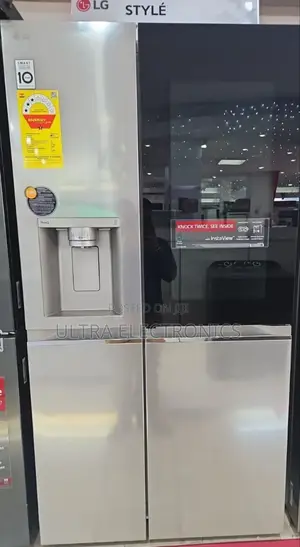 Lg Refrigerator Uv Nano Knock Twice, See Inside; Side by Sid