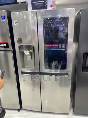 Lg Refrigerator Uv Nano Knock Twice, See Inside; Side by Sid