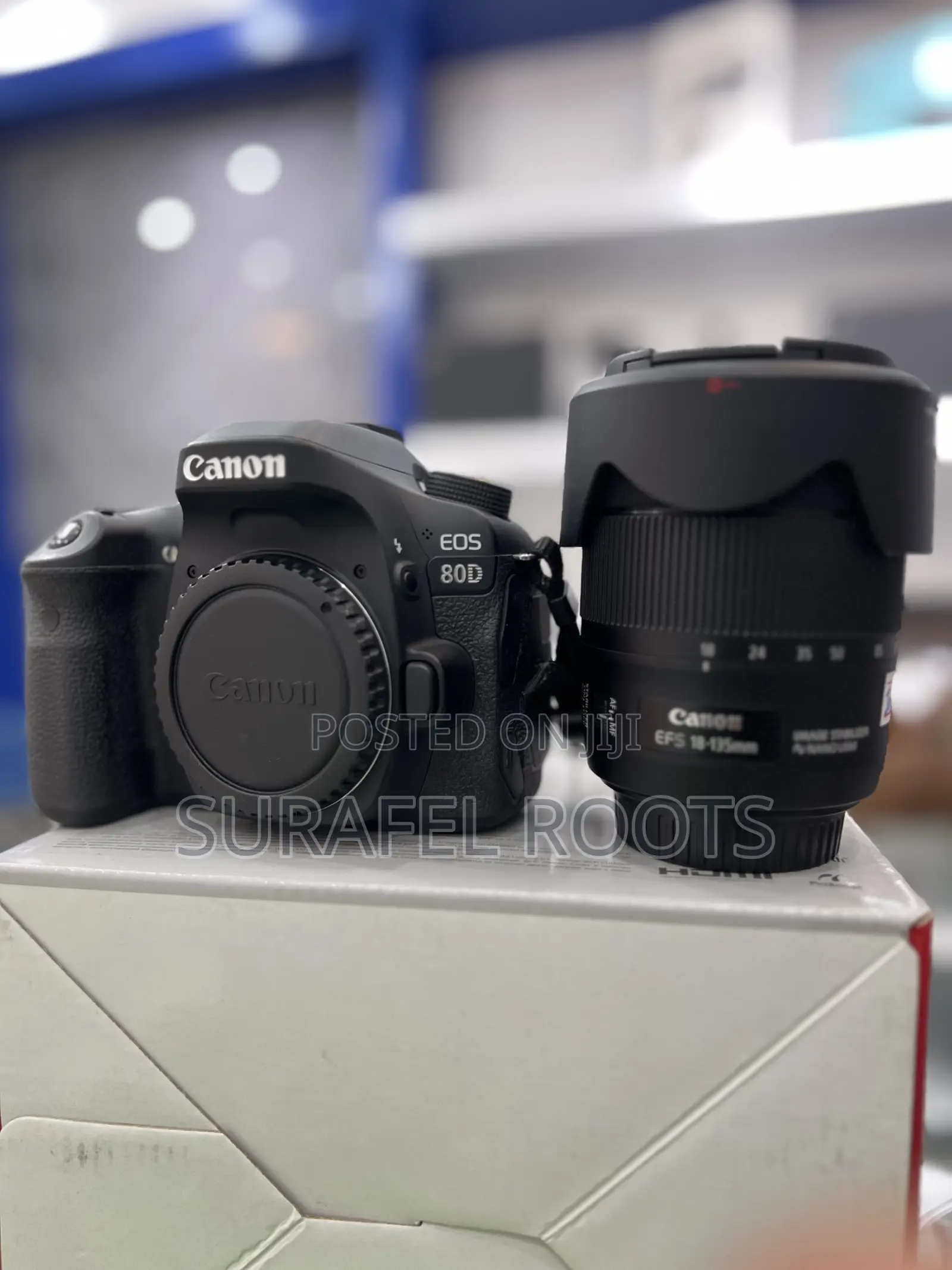 Eos Canon 80 D With 18-135 Usm Lens
