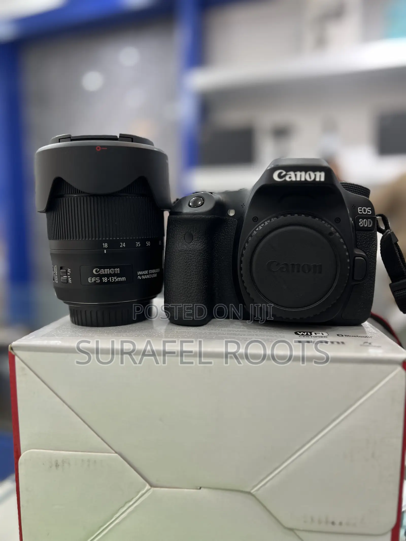 Eos Canon 80 D With 18-135 Usm Lens