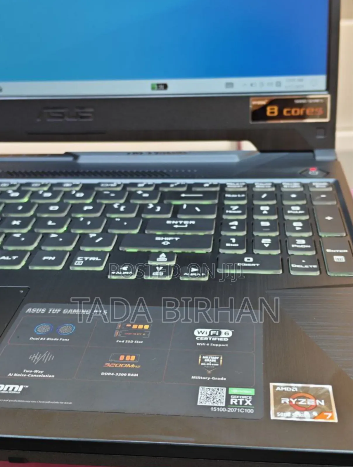 New Laptop Asus TUF Gaming A15 16GB AMD Ryzen 7 SSD 512GB