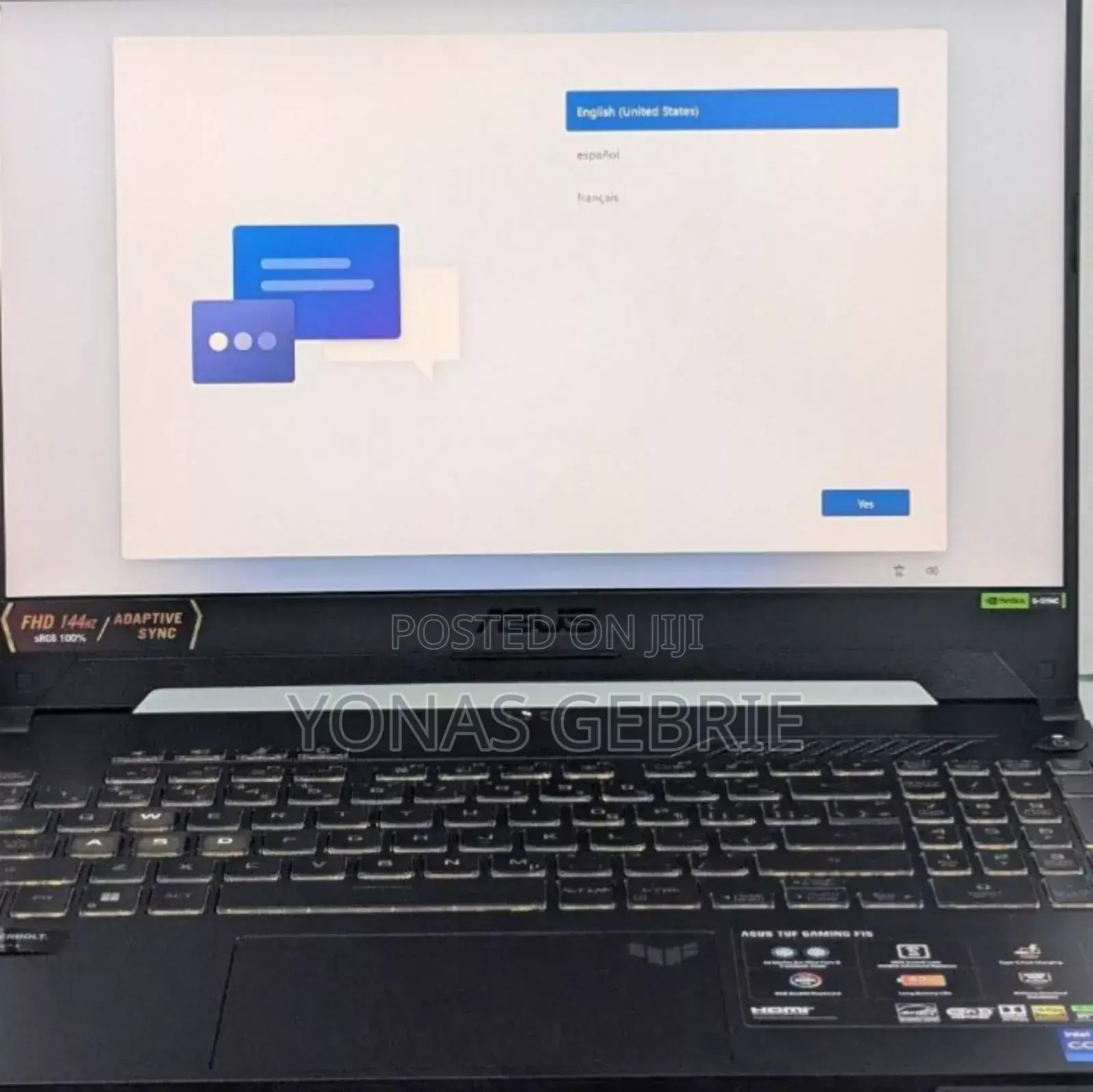 New Laptop Asus TUF Dash F15 16GB Intel Core I7 SSD 1T