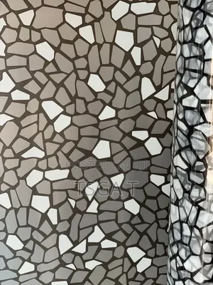 Photo - 3d Black White Pvc Glass Stickers