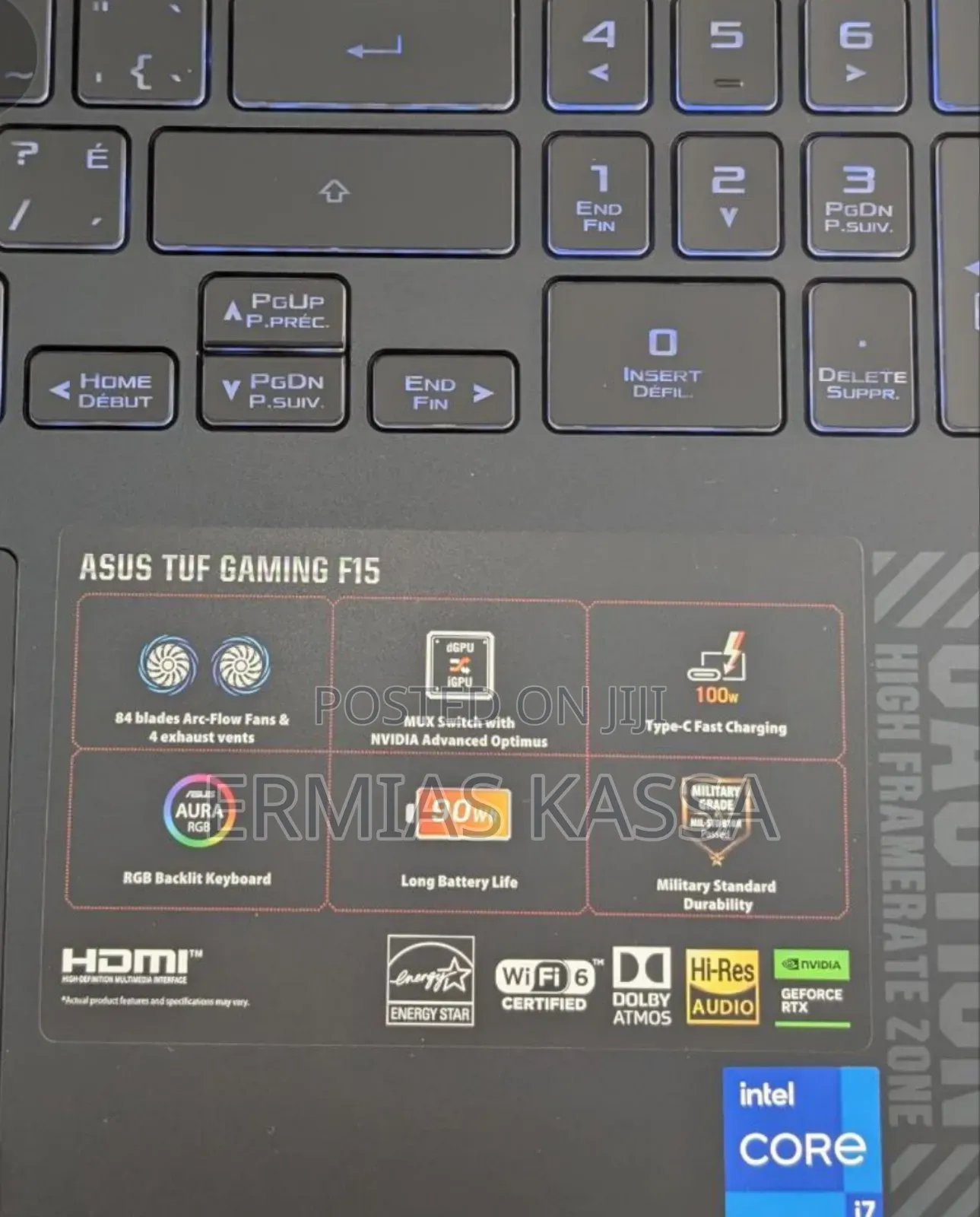 New Laptop Asus TUF Gaming A15 16GB Intel Core I7 SSD 1T