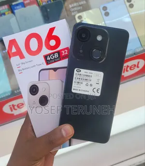 New Itel A06 32 GB Black