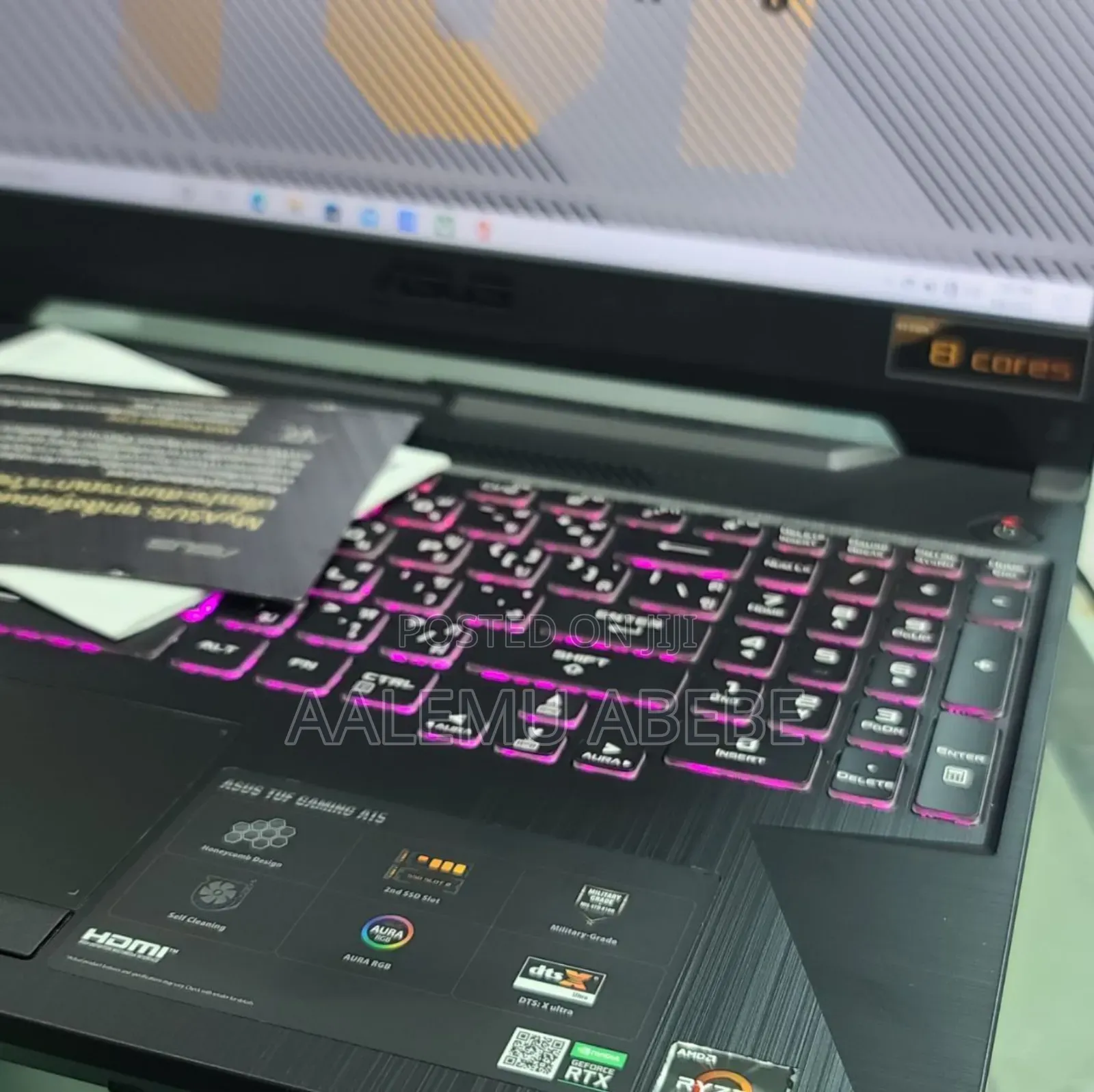 New Laptop Asus TUF Gaming A15 16GB AMD Ryzen 7 SSD 512GB