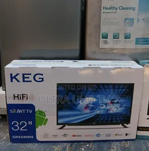 Keg 32 Inch Double Glass Smart Uhd Tv