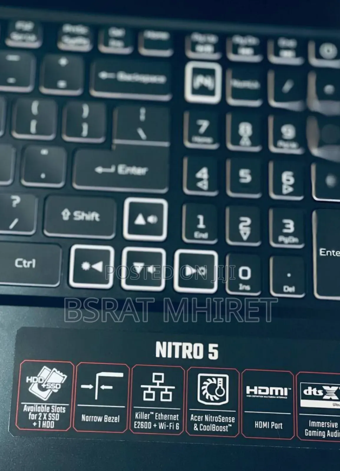 New Laptop Acer Nitro 5 16GB Intel Core I5 SSD 512GB