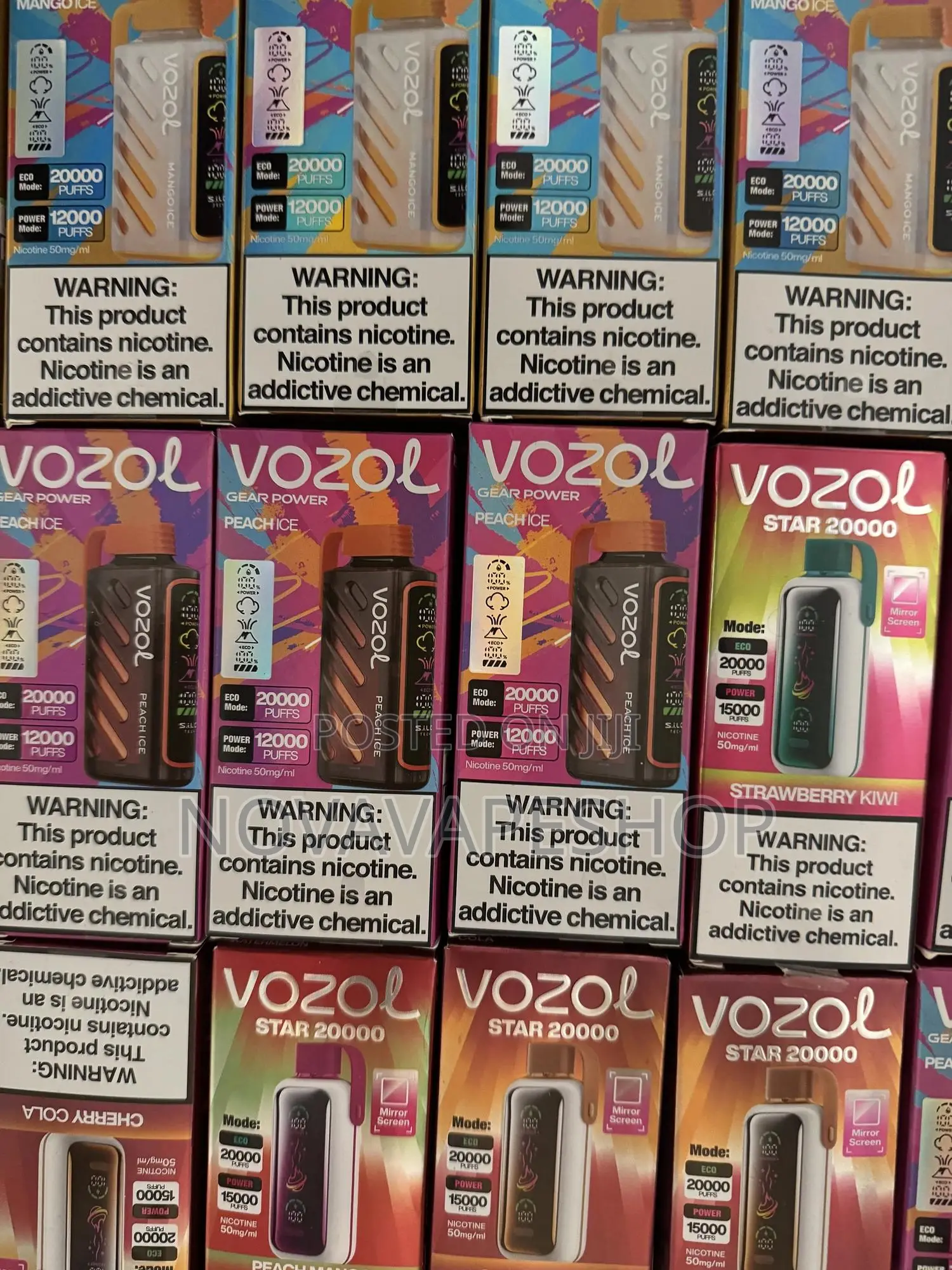 Vozol 20000 Vape All Flavors