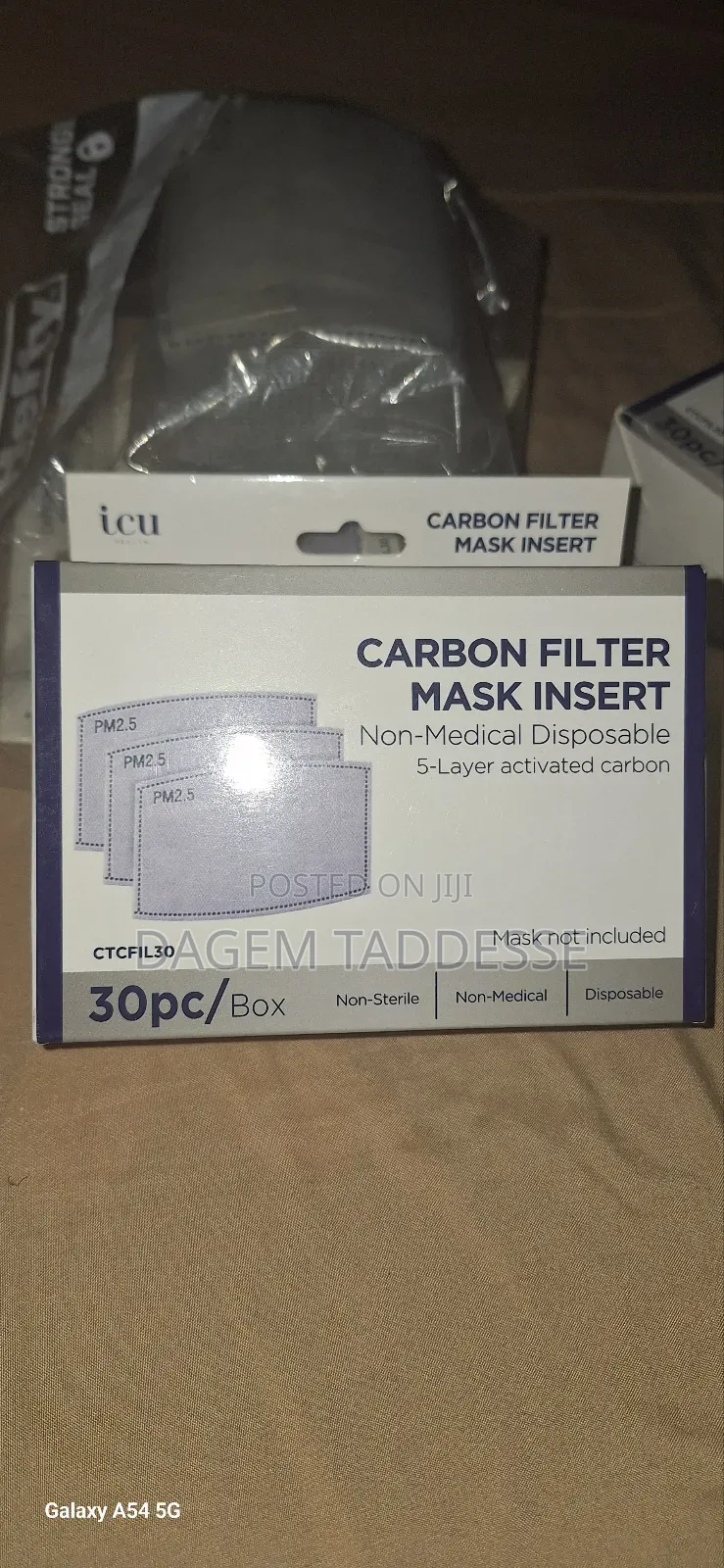 Carbon Filter Mask Insert