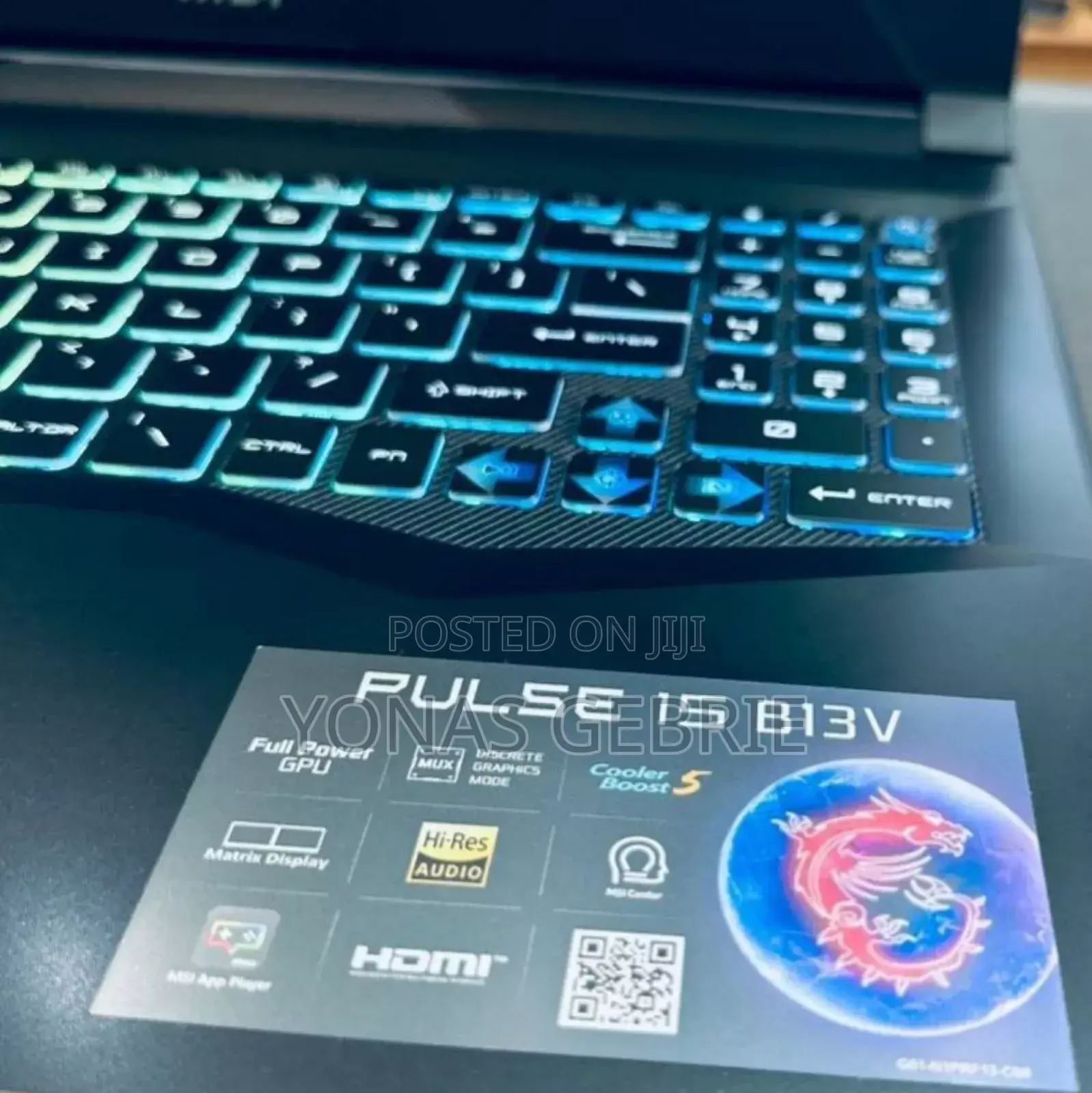 New Laptop MSI Pulse GL66 16GB Intel Core I7 SSD 1T