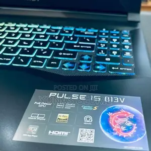 New Laptop MSI Pulse GL66 16GB Intel Core I7 SSD 1T