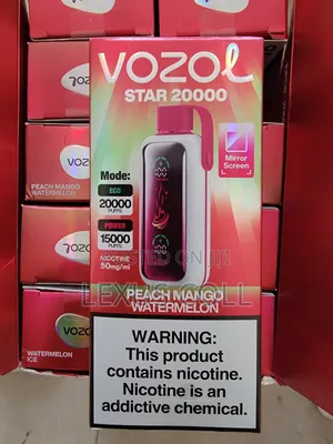 Photo - Vape Peach Mango Watermelon Vozol Star