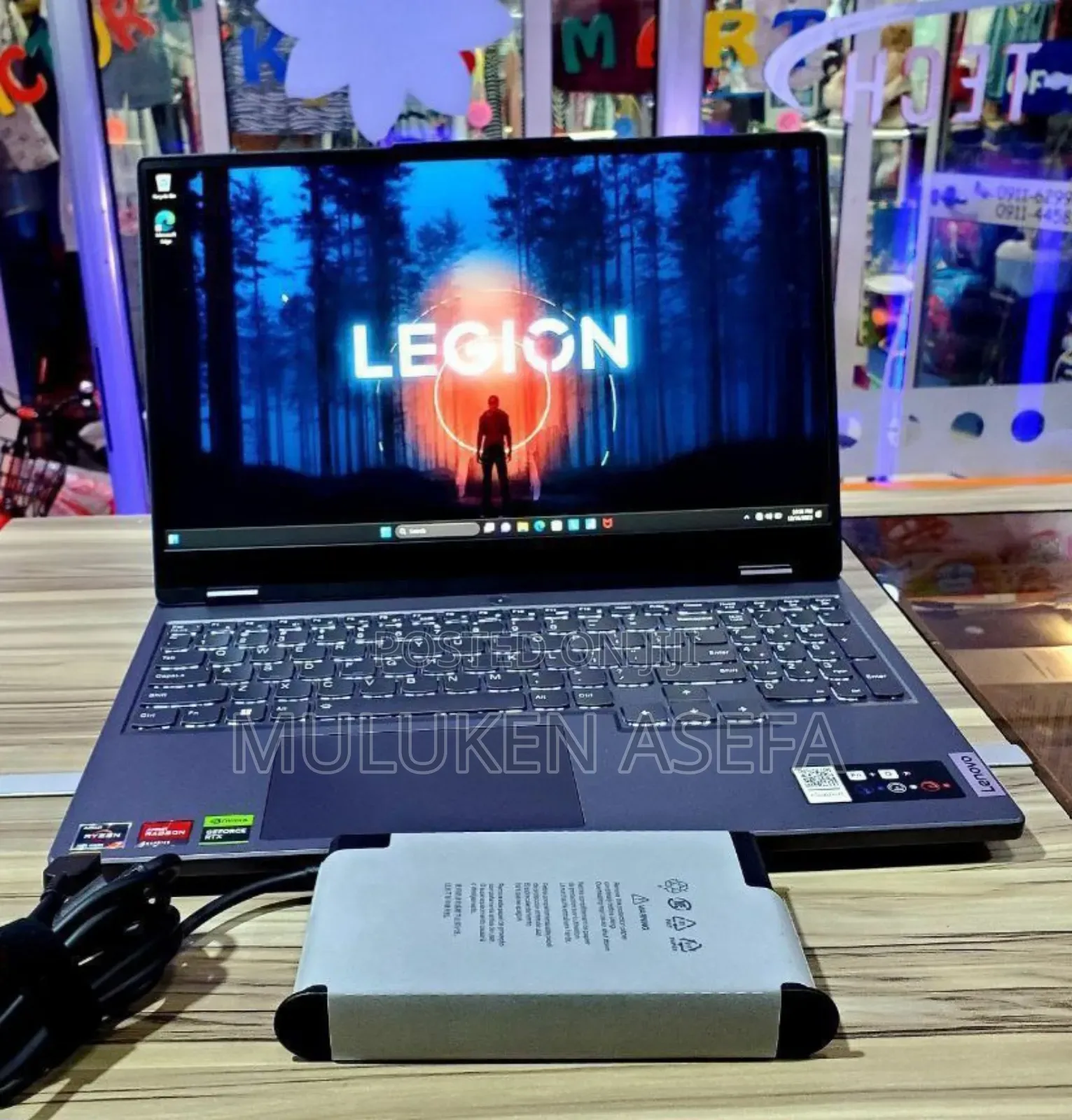 New Laptop Lenovo Legion 5 16GB AMD Ryzen 7 SSD 1T