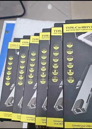 Photo - 8 in 1 Usb Type-C Hub – Hdmi, Usb, Sd, Ethernet