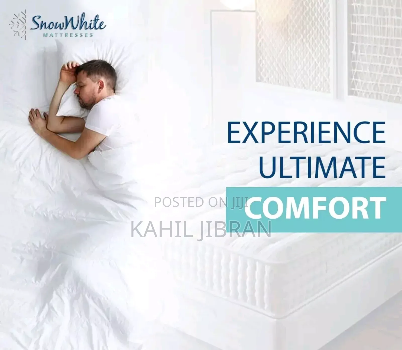 ፍራሽ Improrted Lexury Snow White Mattresses