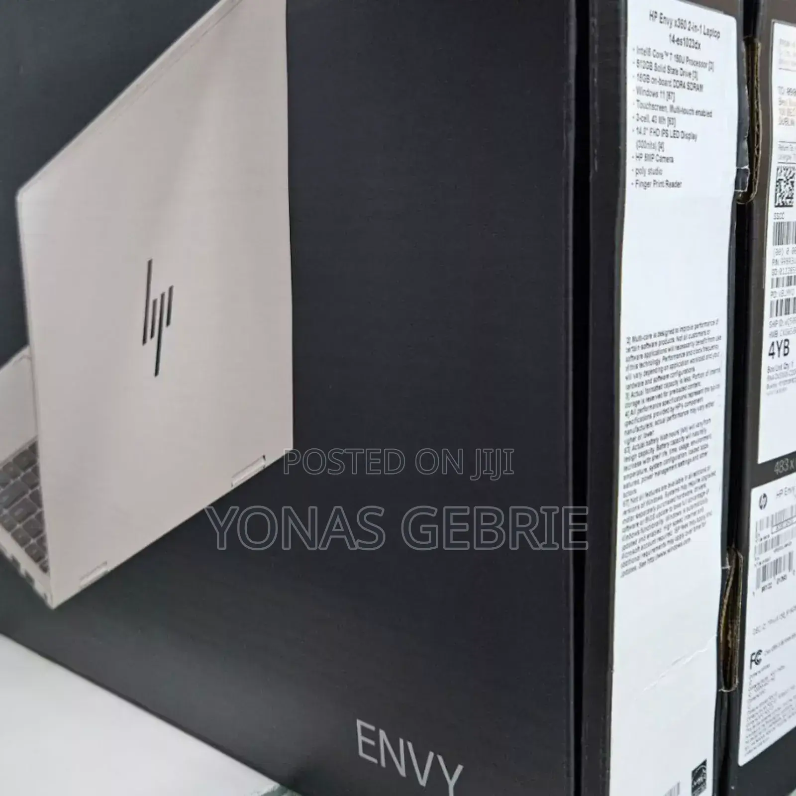 New Laptop HP Envy X360 16GB Intel Core I7 SSD 512GB