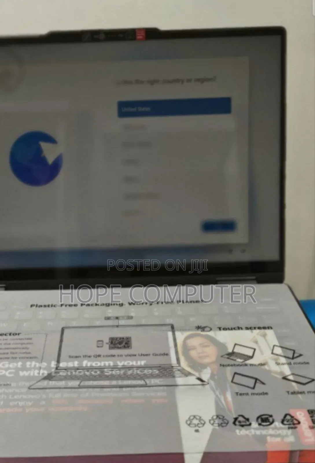 New Laptop Lenovo Yoga 7i 16GB Intel Core Ultra 7 SSD 1T