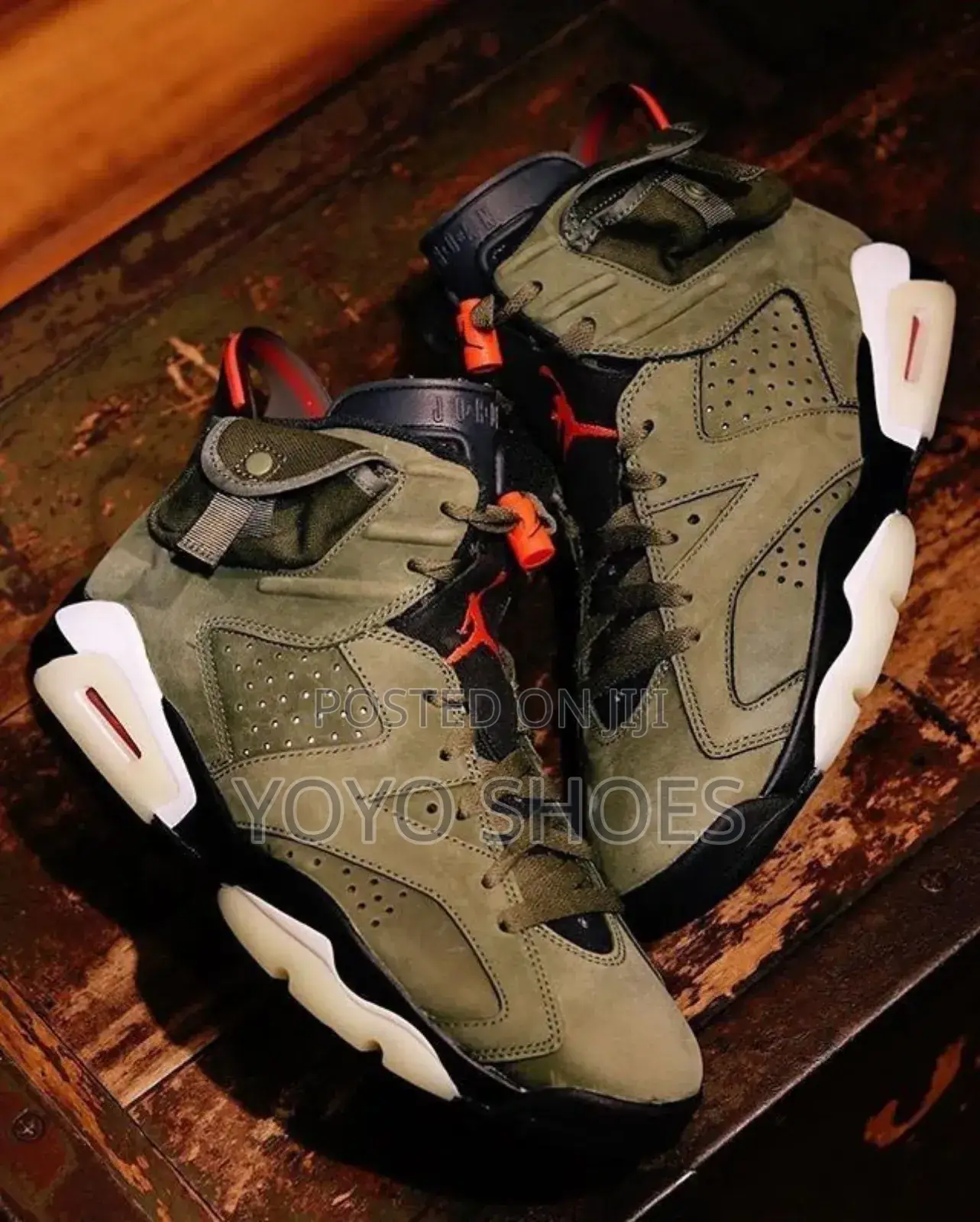 Air Jordan6 Travis Scott Olive