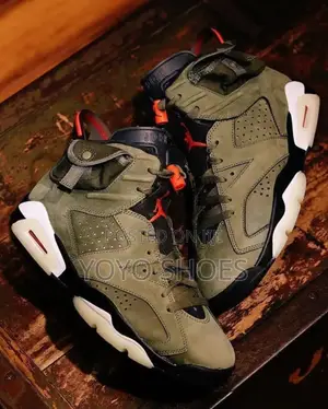 Air Jordan6 Travis Scott Olive