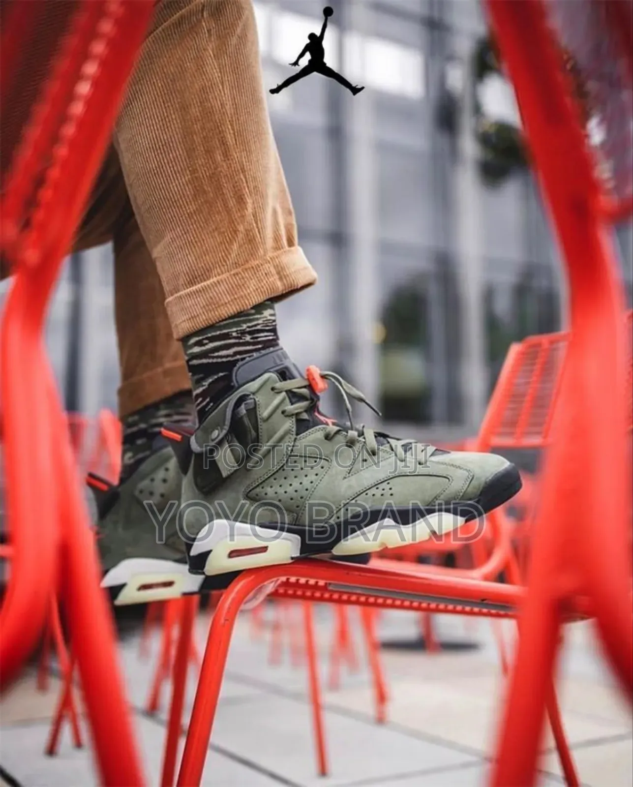 Air Jordan6 Travis Scott Olive
