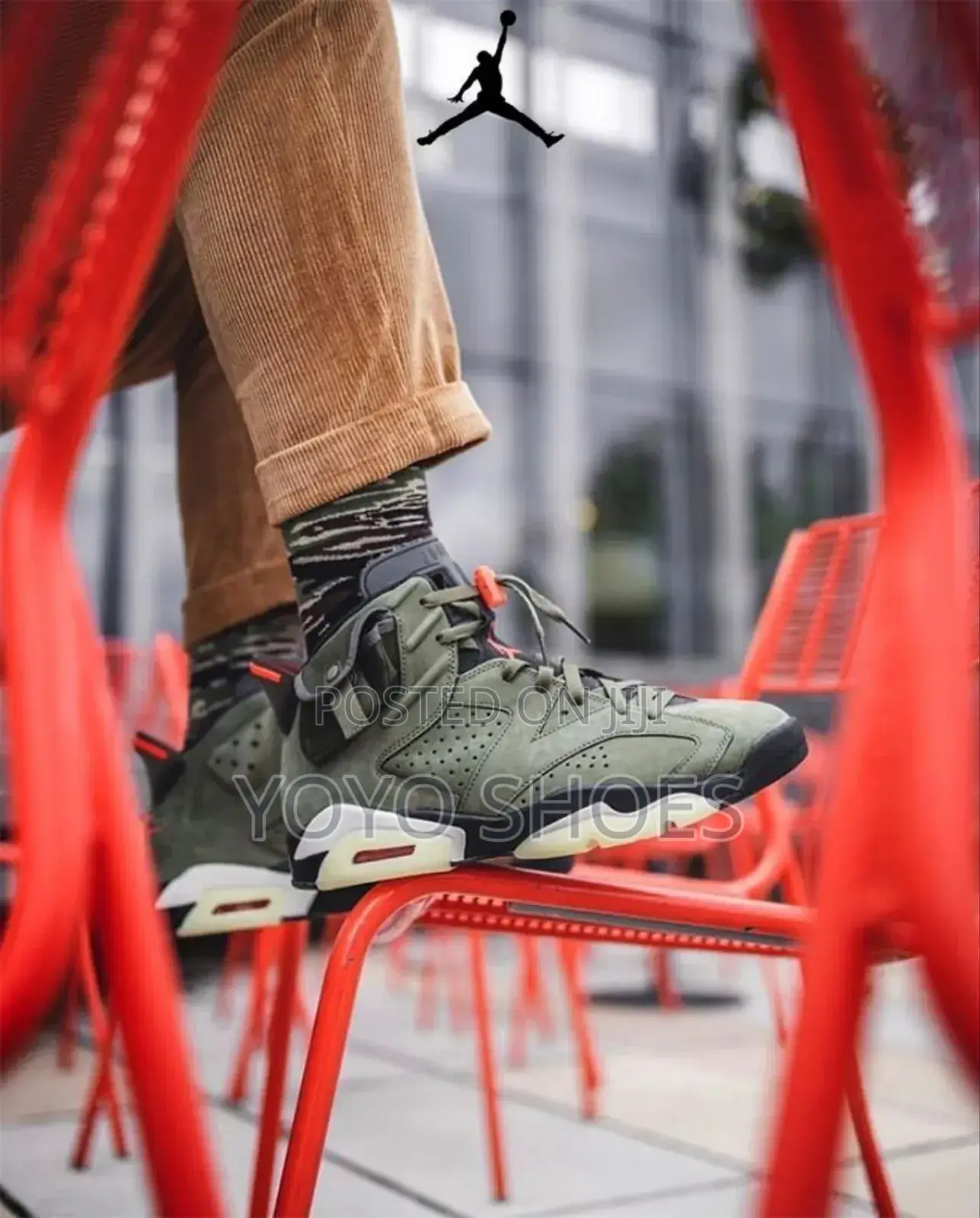 Air Jordan6 Travis Scott Olive