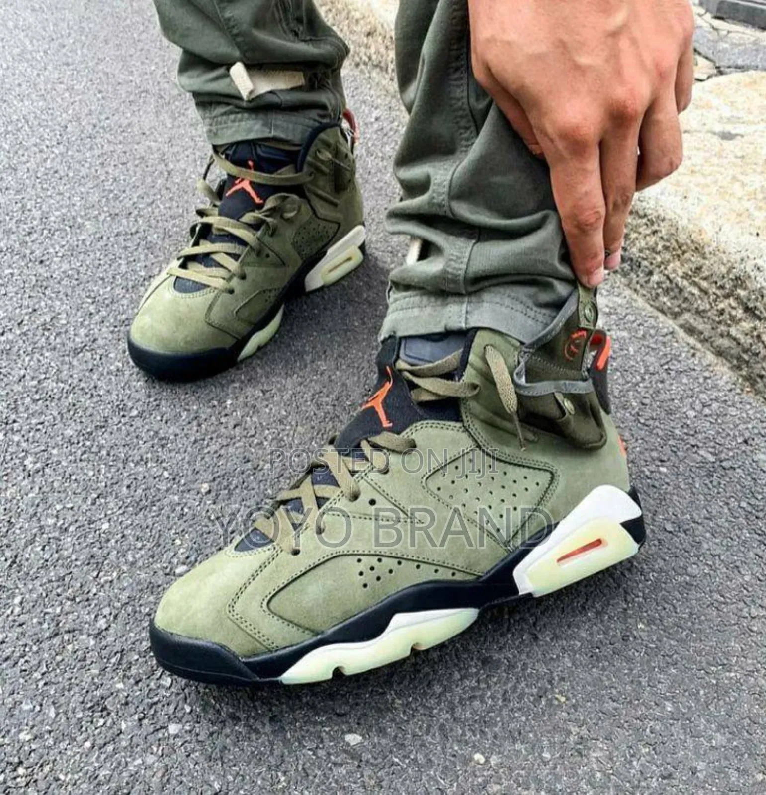 Air Jordan6 Travis Scott Olive