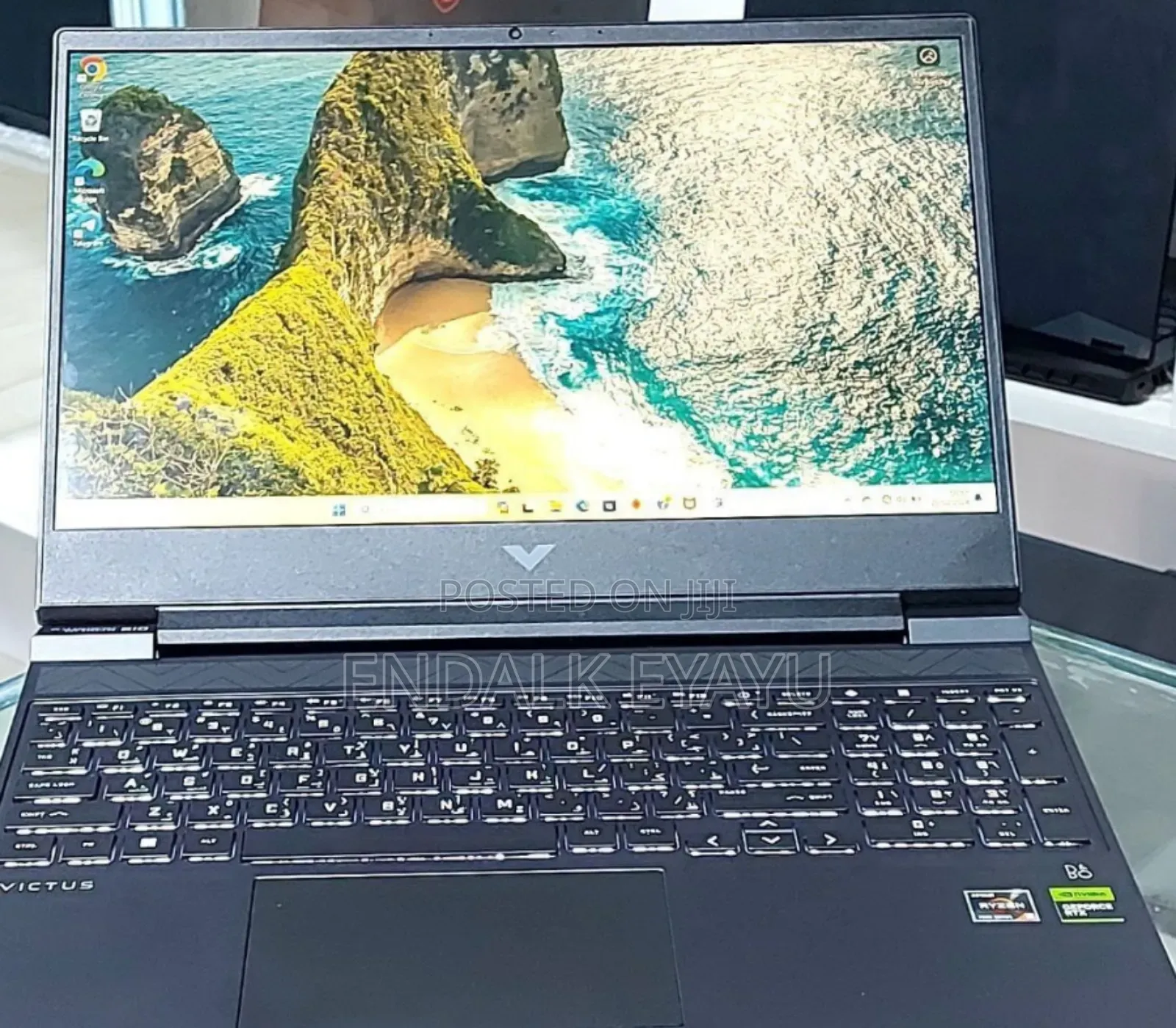 New Laptop HP Victus 15 8GB AMD Ryzen 5 SSD 512GB